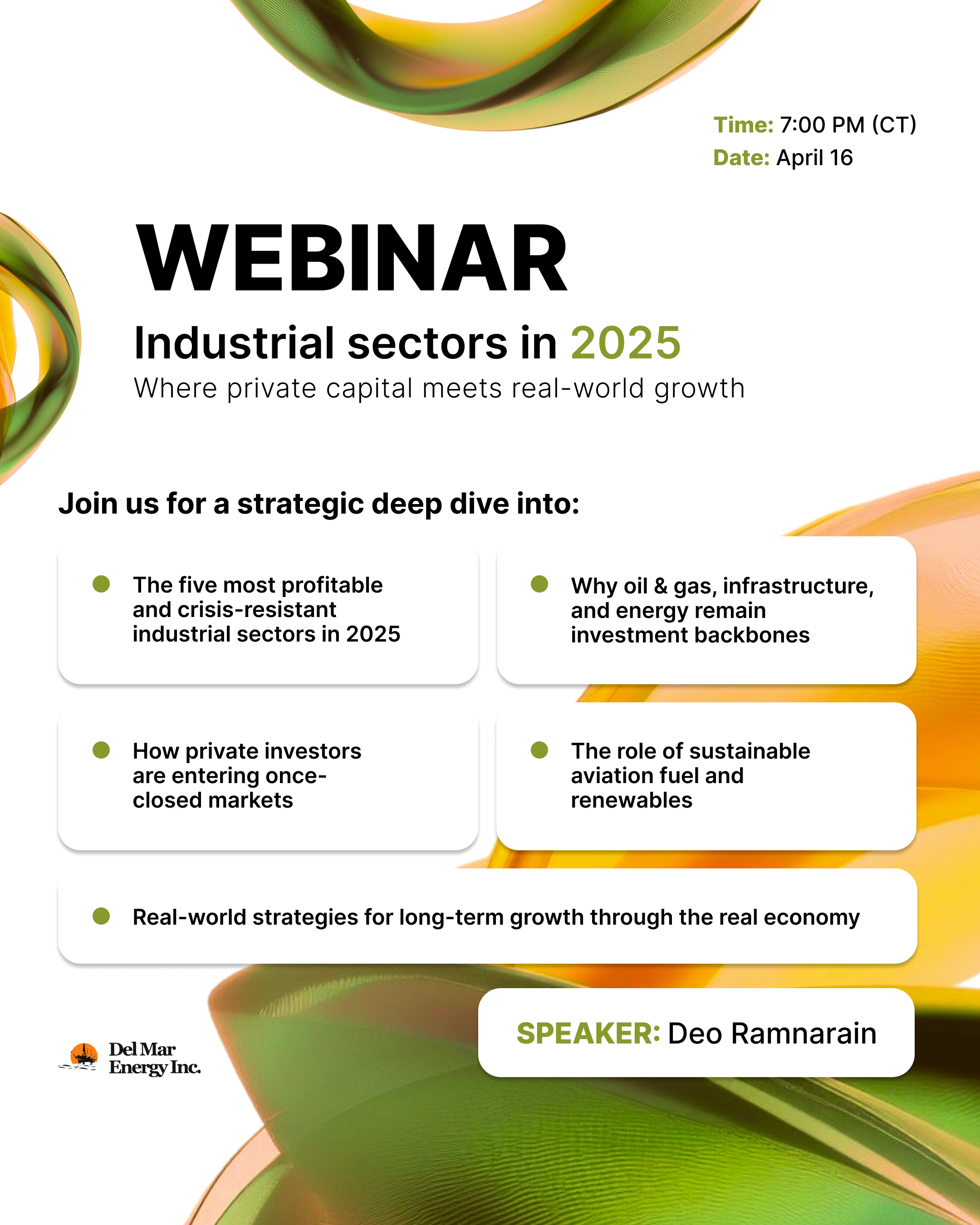 Industrial sectors in 2025