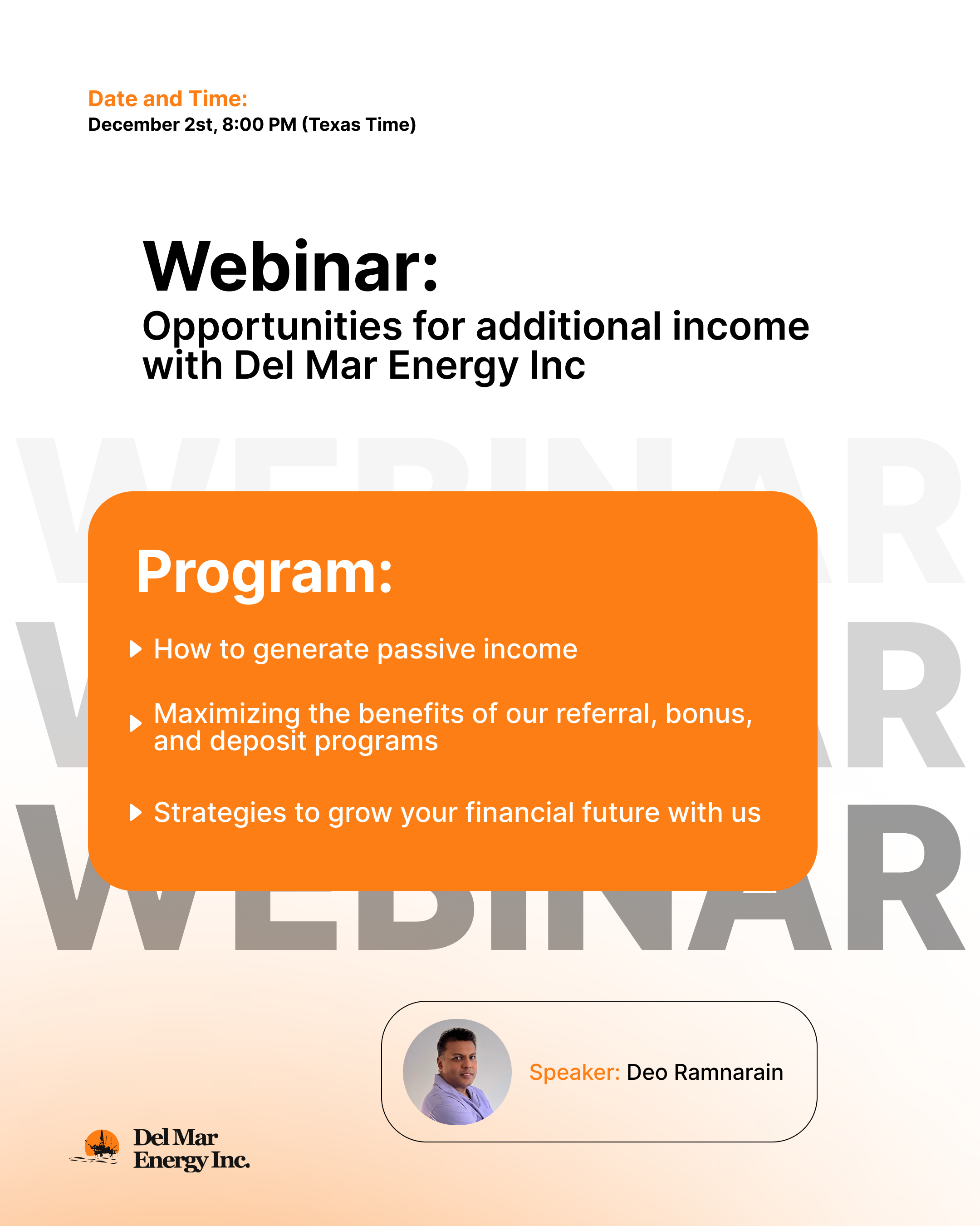 Strategies for Passive Income with Del Mar Energy